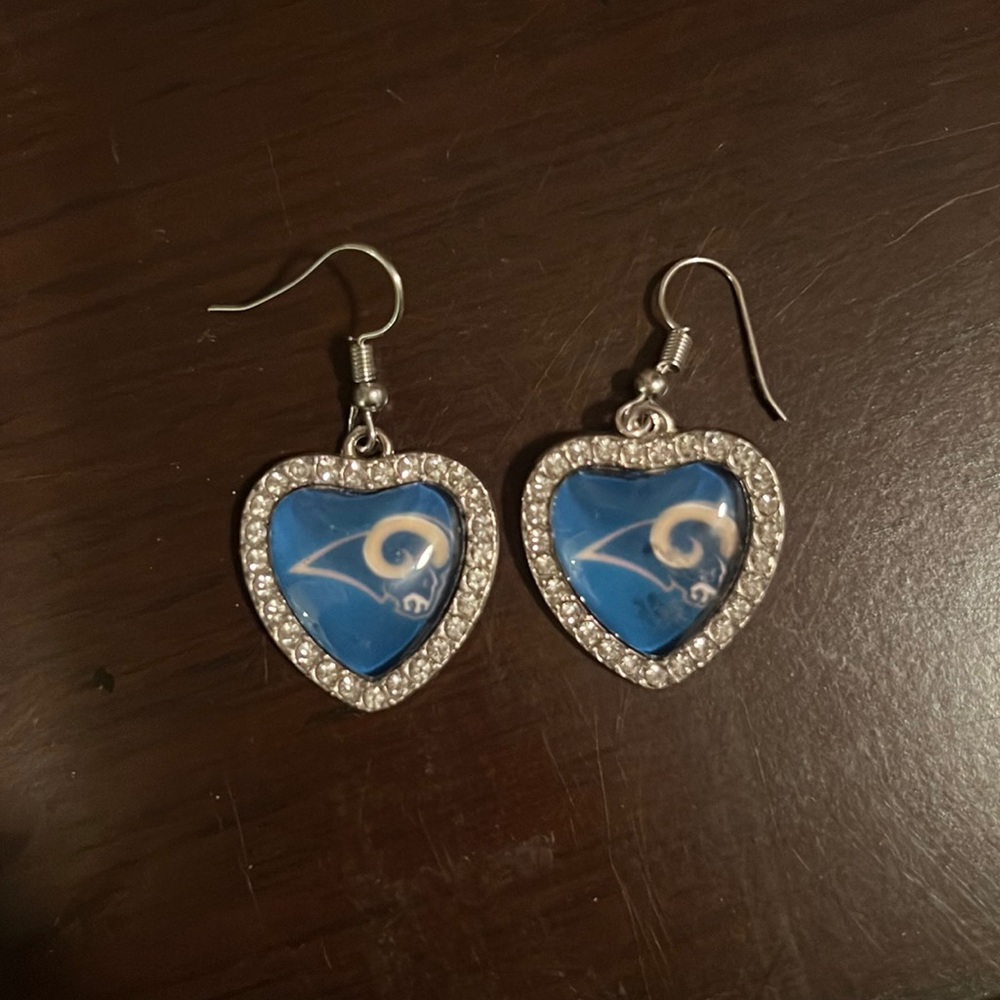 LA RAMS earrings 💛💙